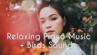 [Try This For 10 Mins] Relaxing Piano Music + Bird Sounds ~ Studying Music, Stress Relief,Meditation