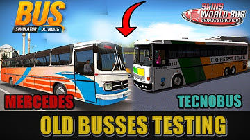 Old Bus Comparison 🛑 Bus Simulator Ultimate VS World Bus Driving Simulator