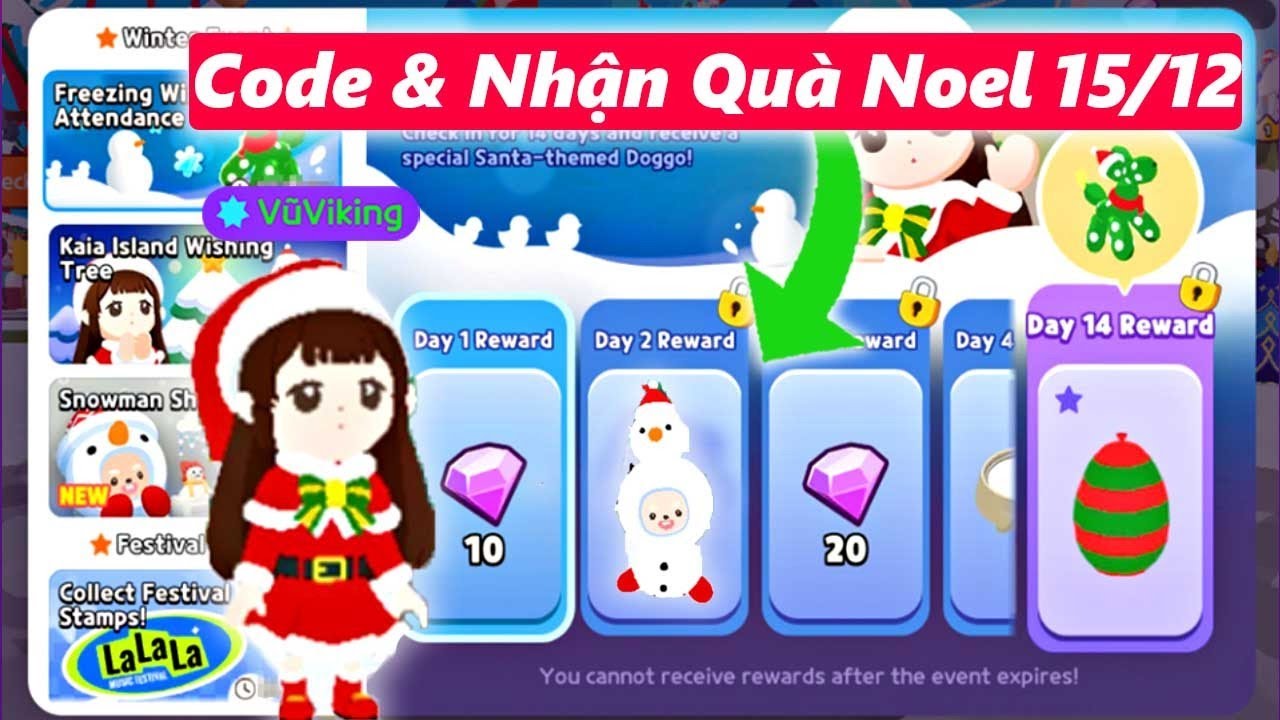 [PLAY TOGETHER] CODE & CẬP NHẬT 15/12 NHẬN QUÀ NOEL - YouTube