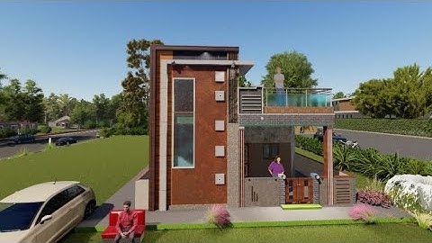 52 X 23 House vastu floor plans and architectural 3D  building  elevations with Rendering Videos