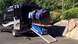 One Man Piano Moving With Piano Moving Robot