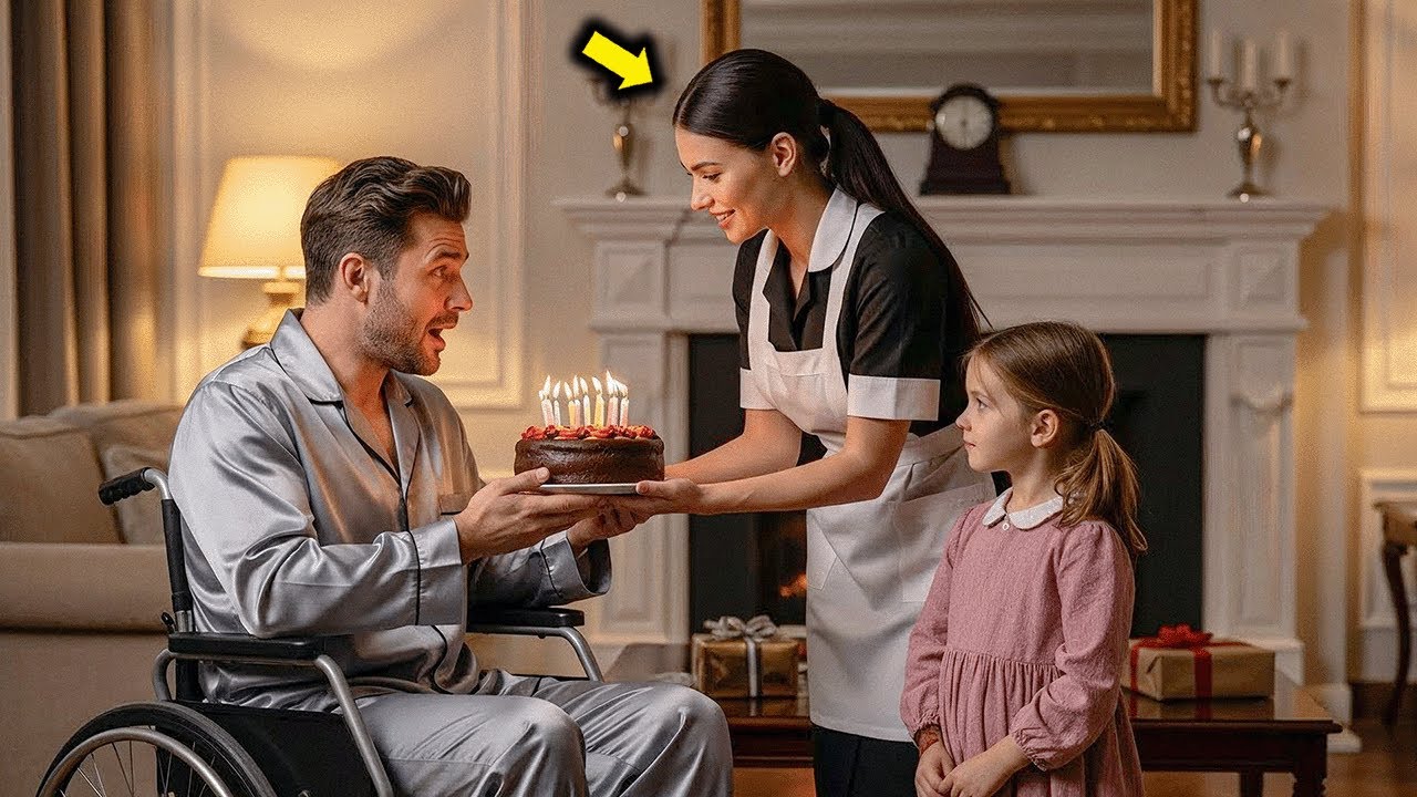 MILLONARIO EN SILLA DE RUEDAS ODIABA SU CUMPLEAÑOS—HASTA QUE EMPLEADA MADRE SOLTERA LLEGÓ CON PASTEL