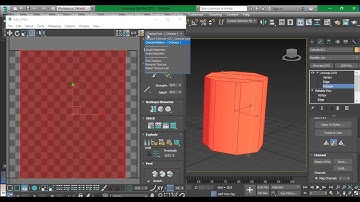 Unwrap a basic cylinder in 3ds max 2017 tutorial
