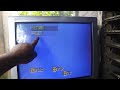 SANYO 21" CRT TV SHADING/SHADOW PICTURE AT THE UPPER PORTION OF THE SCREEN.
