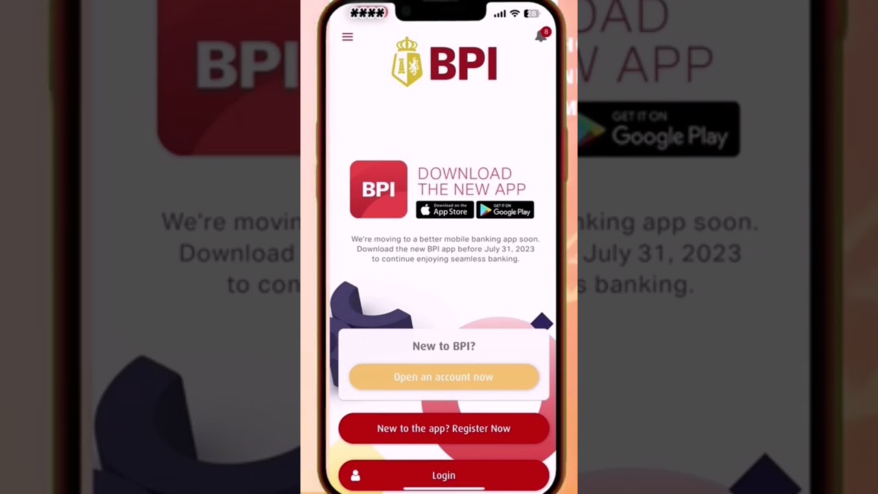 HOW TO REGISTER YOUR NEW ACCOUNT BPI MOBILE APPLICATION