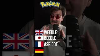 Weedle Around the World 🌍 | Pokémon Names in Different Languages #pokemon