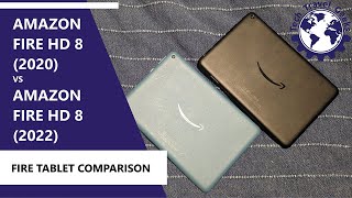 Amazon Fire HD 8 (2020) vs Amazon Fire HD 8 (2022)  Amazon Fire Tablet Comparison