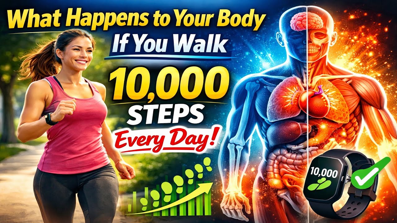 What Happens to Your Body If You Walk 10,000 Steps Every Day! - YouTube