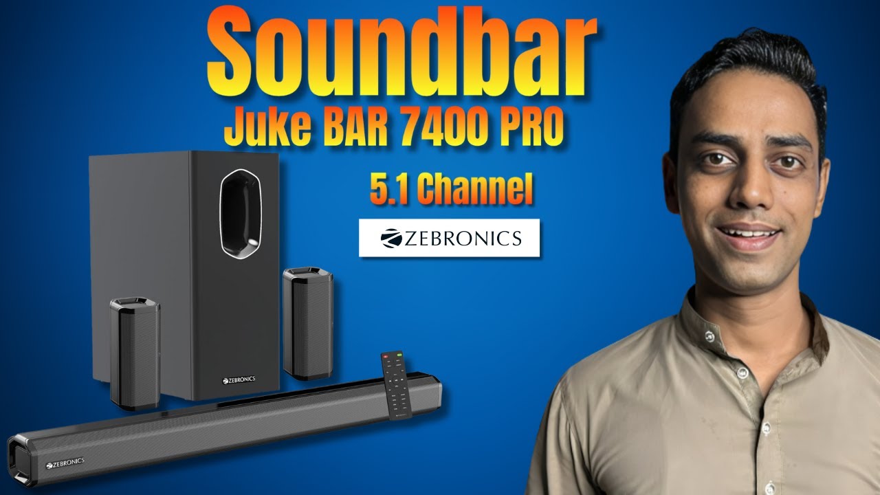 ZEBRONICS Juke BAR 7400 PRO 5 1 Channel soundbar 🔥Best Soundbar Under 10000
