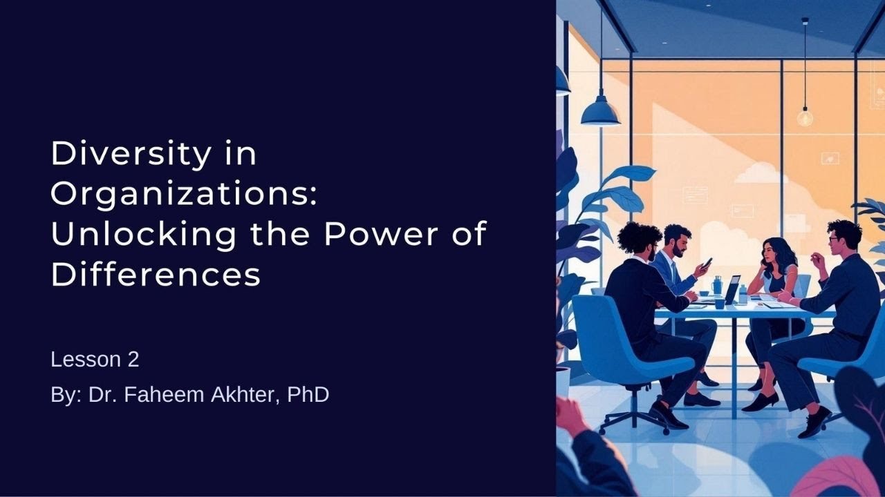 Diversity in organizations: Unlocking the power of differences - YouTube