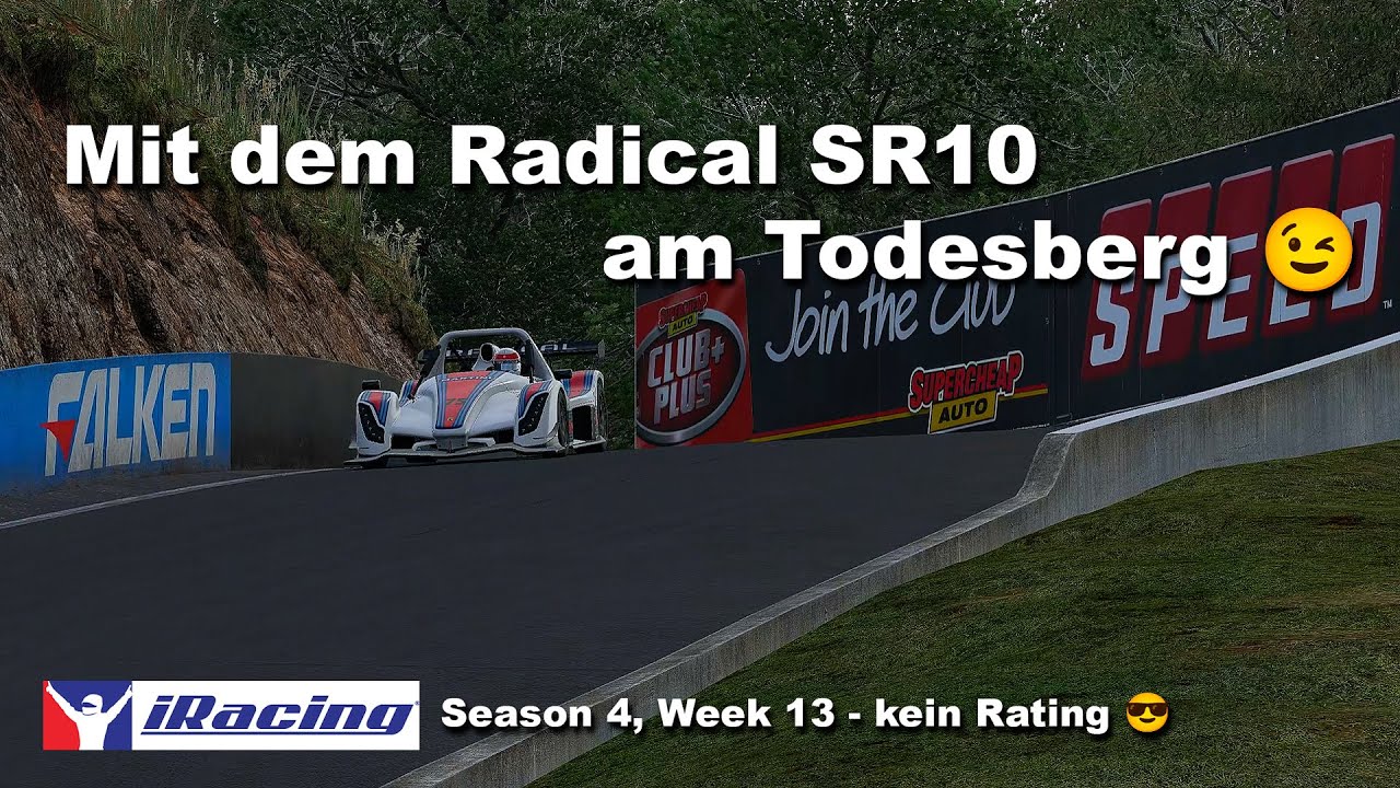 Mit dem Radical SR10 am Todesberg - Mount Panorama, Bathurst, Australien