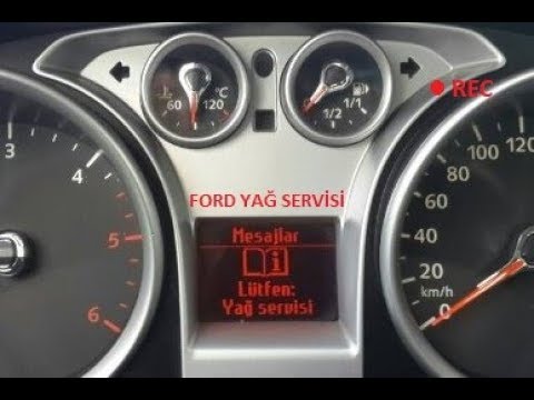 Ford Yağ Servis Sayacını Sıfırlama | Ford Yağ Bakım Sıfırlama