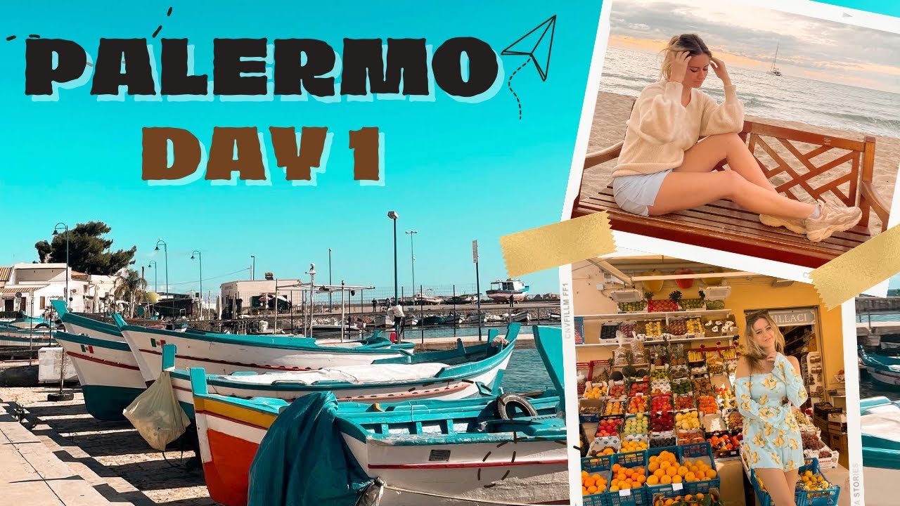 £11 flights to Sicily!! Palermo Vlog Mondello Beach Cefalu YouTube