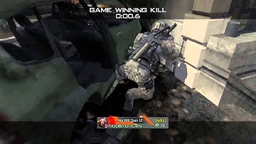 MW3 throwing knife final killcam 360°