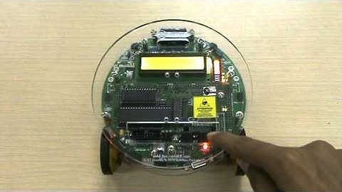 Switch & Buzzer Function on Firebird V P89V51RD2 Robot