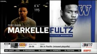 MARKELLE FULTZ - 1st Overall Pick (Philadelphia 76ers) 2017 Draft