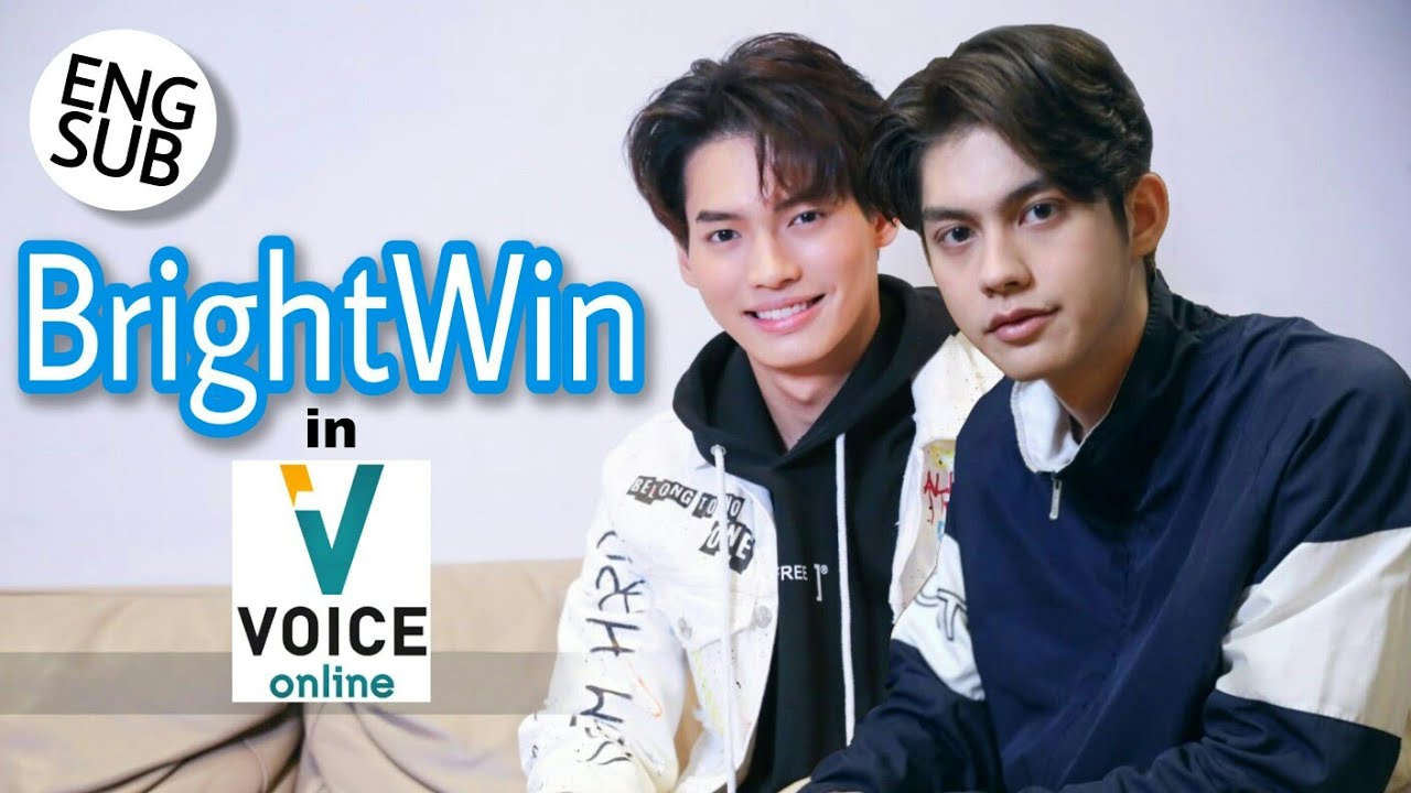 [Eng Sub] BrightWin in VOICE Online Interview | Exclusive ไบร์ทวิน 03. ...