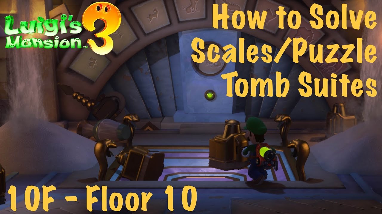 Luigi's Mansion 3: 100% Walkthrough Part 13 - Tomb Suites (10F) 