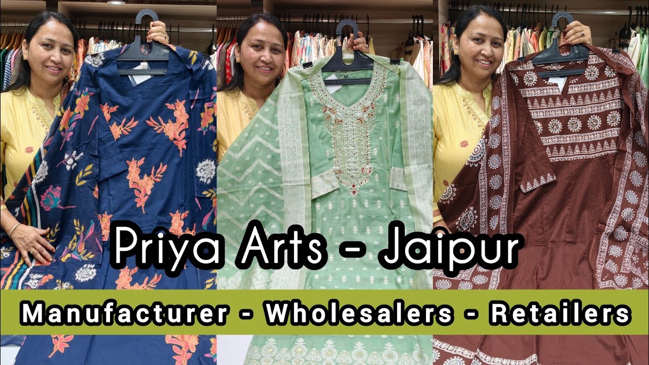 💞 Because Quality Matters -  Jaipur's Best Premium Quality Ethnic Wear Manufacturer Priya Arts 💞
