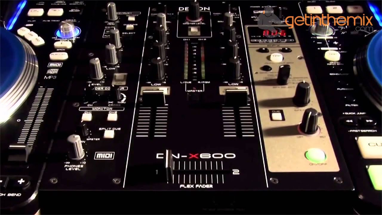 Denon DN X600 Dual Channel DJ Mixer