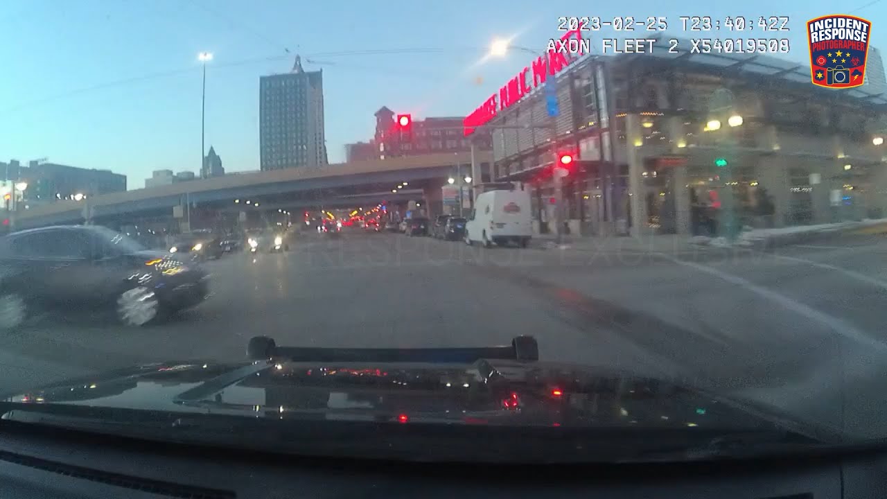 Dash Cam: Milwaukee Police Chase of 5 Teens