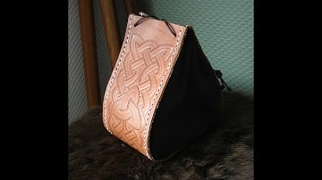 Triquetra drawstring pouch - PART 3 - the assembly