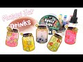 Fruit Infused Drinks in Mason Jar - Open Bezel Resin Charms