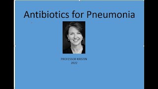 Antibiotics for Pneumonia