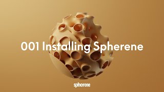 sphereneRHINO R1 Tutorial 001 Installing sphereneRHINO