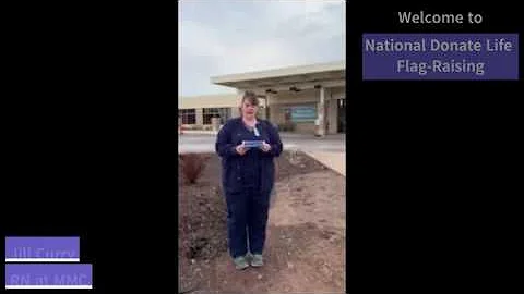 Donate Life Flag Raising
