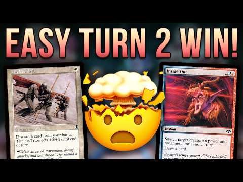 TURN TWO WIN IN PAUPER! Inside Out + Tireless Tribe Boros Combo Deck | Magic: The Gathering MTG