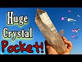Digging Large Pockets of Crystals in Arkansas