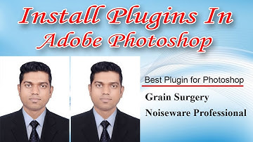 How To Install Plugins In Adobe Photoshop | How To Download And Add Grain Surgery-Noise