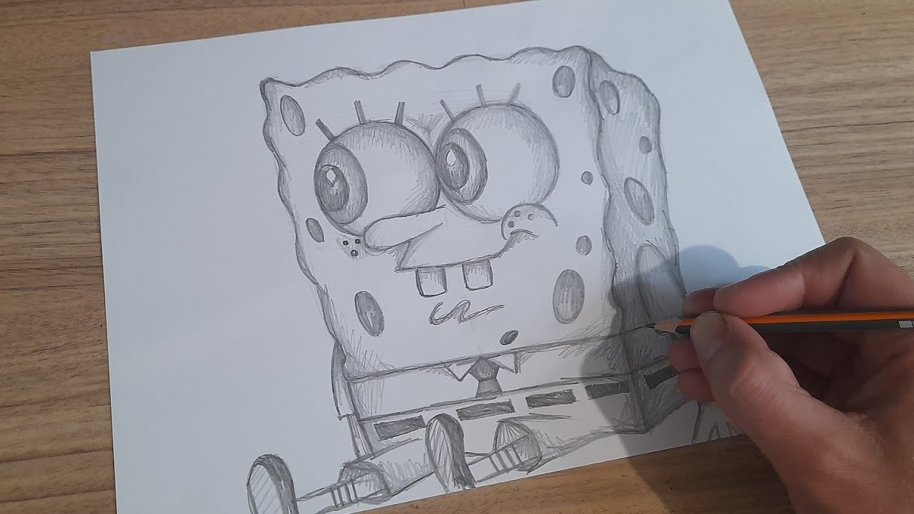 FACIL DE DESENHAR COMO DESENHAR BOB ESPONJA PASSO A PASSO