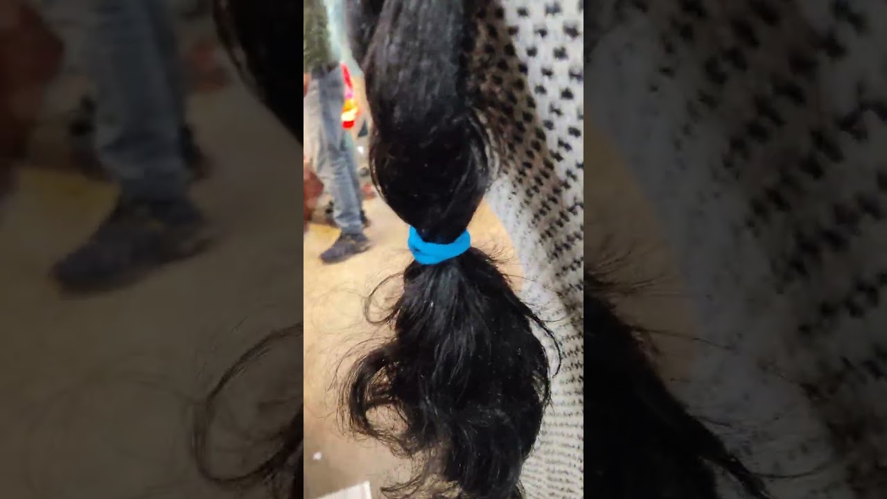 Very thick and voluminous lustrous braid hair touch and hair play 🫠😍🥵😚😘🥰🤤#hairstyles #love #longhair