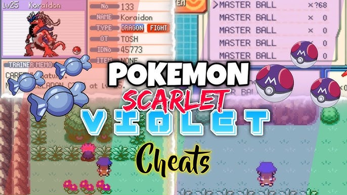 Pokemon Scarlet and Violet GBA [ Latest Cheats ] 