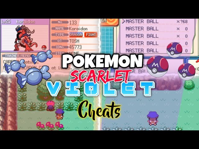 Pokemon Scarlet Violet Cheats 