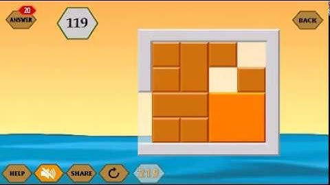 RiverCrossing IQ Logic 33 | Remove Orange square Block