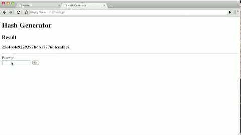 PHP Password Hashing