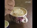 How a barista creates adorable latte art