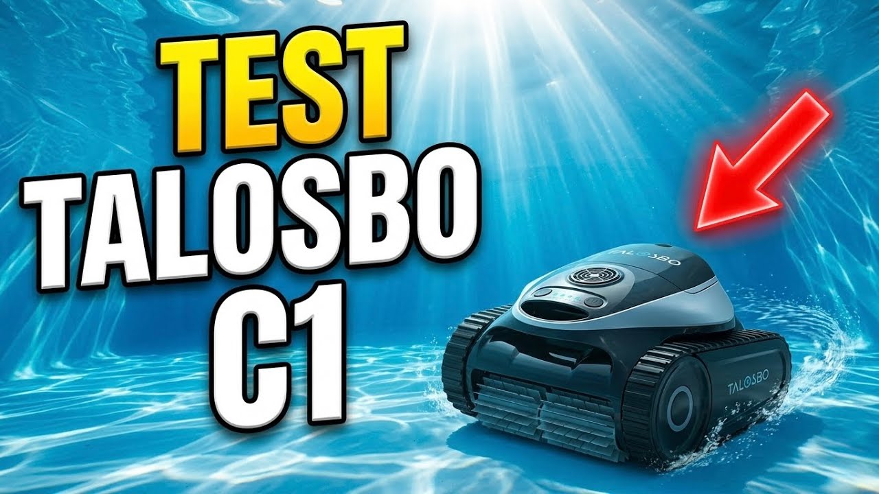 CE ROBOT PISCINE EST DINGUE ! POUR UN TARIF HYPER ABORDABLE, TEST DU TALOSBO C1 ✔️