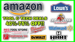 Amazing Power Tool & Tech Finds Savings 40%-75% OFF | Milwaukee DeWALT HART Craftsman Samsung Apple