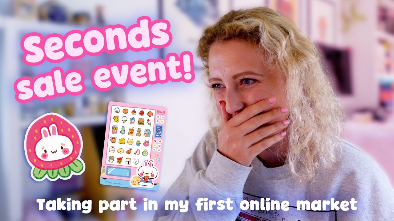 The Rebels Seconds Sale Event, how did it go? 🎨 Peachtober draw with me  ⭐️ STUDIO VLOG