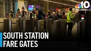 Celebrity MBTA Commuter Rail fare gates open at South Station Wealth