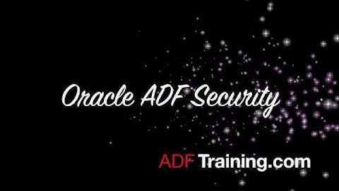 Oracle ADF Security by www.cholanacademy.com