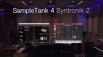 SampleTank 4 and Syntronik 2 Demo, Review and Simple Beat Making[No Talking]
