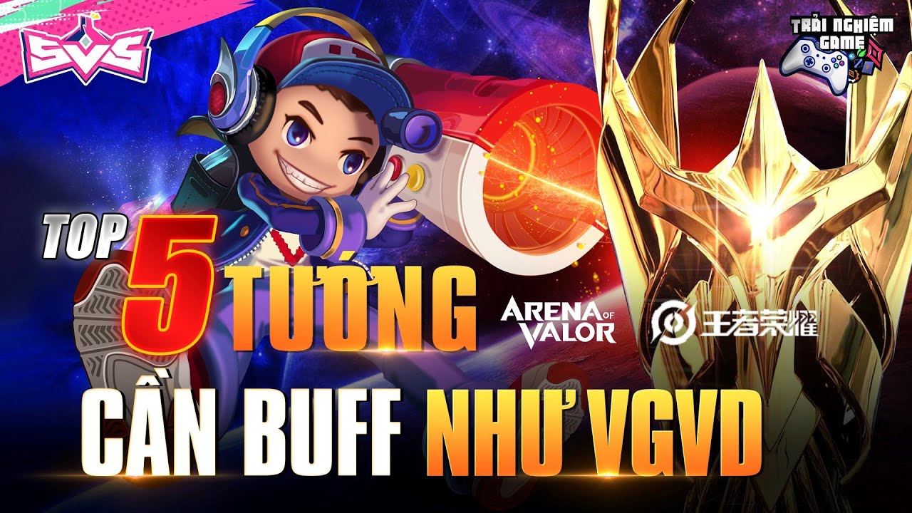 Top 5 Tướng Hot Nhất Bản Gốc Liên Quân, 2 Tựa Game 2 Số Phận TNG