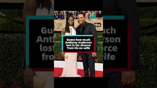 Guess how much Anthony Anderson lost in his divorce from his ex-wife. #us #celebrity