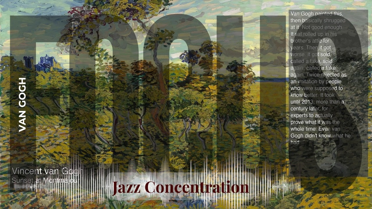 Focus - Jazzy Concentration with Van Gogh | Sunset at Montmajour & others
