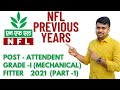 NFL PREVIOUS YEARS PAPER || FITTER || NFL CBT EXAM PAPER 2021 || PART 1